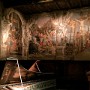 The Chiesa della Madonna del Colombano now houses a museum of keyboard instruments, and has retained its fantastic array of frescoes.