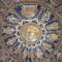 A multi-frame shot of the ceiling of Ravenna's Neonian Baptistery.
