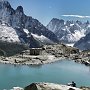 Lac Blanc, the Agiguille Verte and the Dru