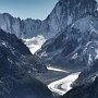 Mer de Glace and north face of the Grandes Jorasses