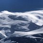 Storm force winds lash the summit of Mont Blanc