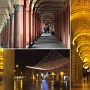 Bologna has many kilometres of arcaded streets, covered by a UNESCO World Heritage designation.
