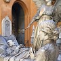 It is hard to believe that this spectacular 19th Century piece is made from marble. It's life-sized, too.