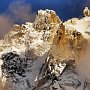 Evening light on the Aiguille du Plan