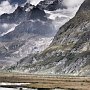 Reflections in the Lac du Miage, on Mont Blanc's southern side