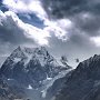 Big storms gathering to the south of Pla Gra, Switzerland