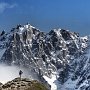 Looking to the Aiguille du Plan from the Aiguillette des Houches