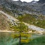 The Lago d'Arpy, hidden away in the mountains above Courmayeur