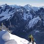 The Aiguille du Midi arete