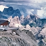 The Lagazuoi Hut, looking east.