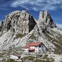 Many of my hut tours began or ended at the Dreizinnen Hut. Almost all included a stop there.