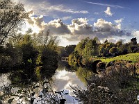 Twilight  This is the River at its benign best on a warm summer evening. The view is of the lovely stretch of the Medway between the Barming and Teston bridges.	£180
