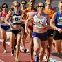 My personal prize for the gustiest run in Lyon goes to Louise Rudd (4746) who front-ran almost the whole of her W40 1500m win.