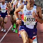 This is the last photo I have of Dave Heath with the rest of the field still in shot, in the M50 1500m final. And it's only the second lap.
