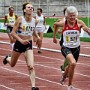 One of several great Lyon battles between Canada's Karla DelGrande and Britain's Caroline Powell.