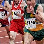 This was the first time I'd had the opportunity to see the great Monty Hacker, South Africa's M80 sprint star.