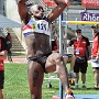 Ayamba Akim was way ahead of the opposition in the W40 high jump.