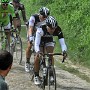 Fabian Cancellara staying calm in the early part of the race.