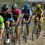 Sir Bradley Wiggins and David Millar in group three.