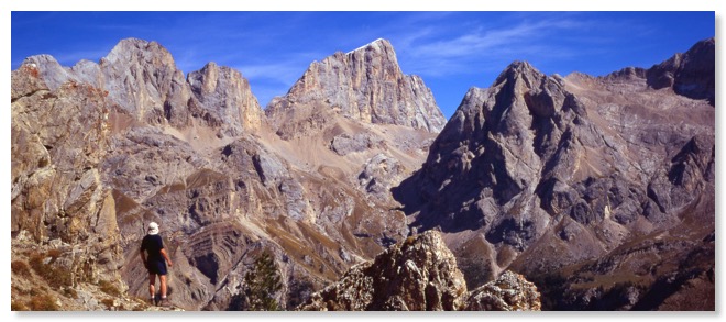 Back of Marmolada panorama