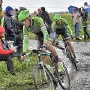 Lars Boom and Sep Vanmarke, in the dreadful conditions of Stage 5.