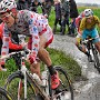 The Yellow Jersey tracks the King of the Mountains on Stage 5.