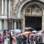 Umbrellas and pillars
