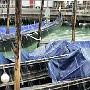Gondolas in the snow
